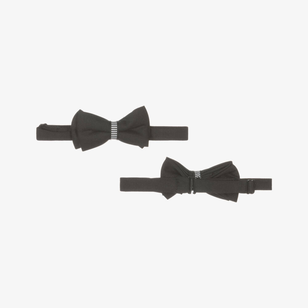 Beau KiD-Boys Black Pocket Square Suit | Childrensalon