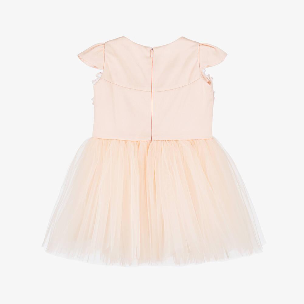 Junona-Girls Pink Tulle Dress | Childrensalon