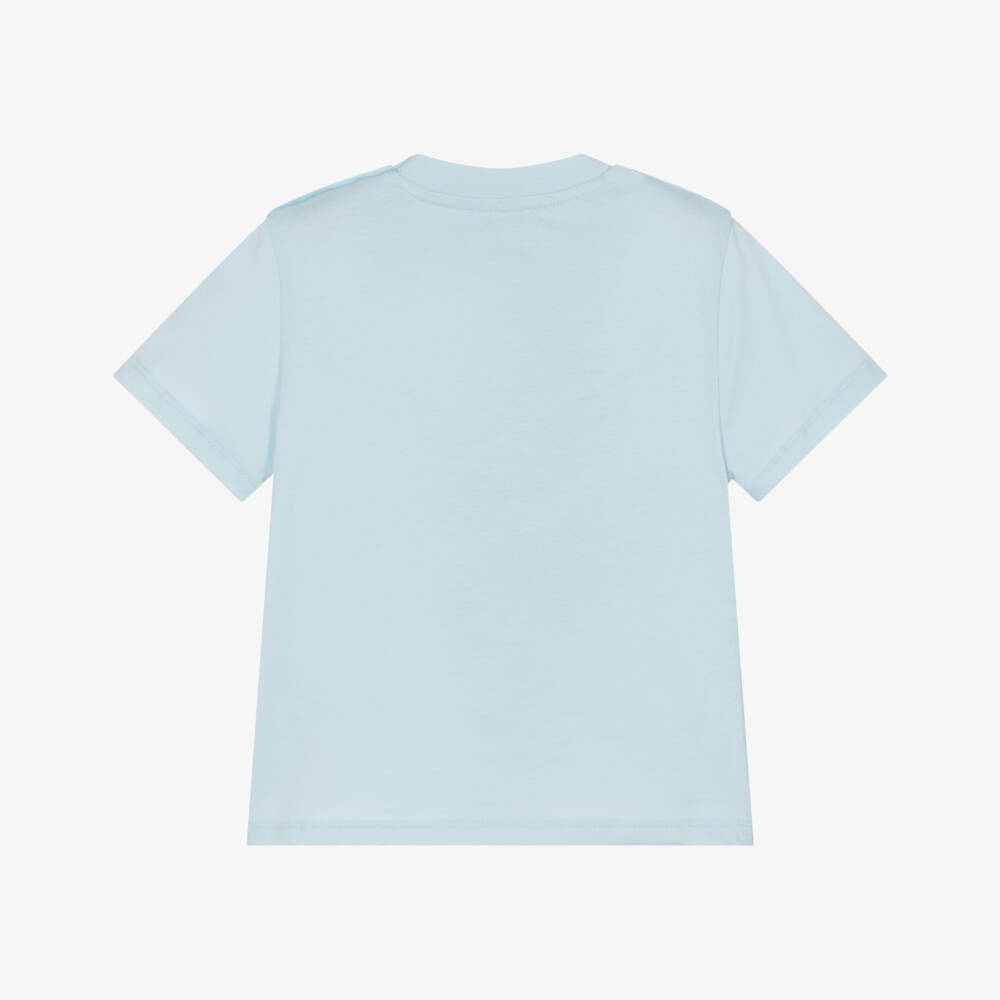 KENZO KIDS-Blue Cotton Lucky Tiger T-Shirt | Childrensalon