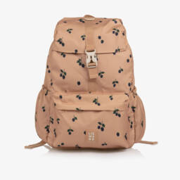 Girls Dusky Pink Berry Print Backpack (36cm)
