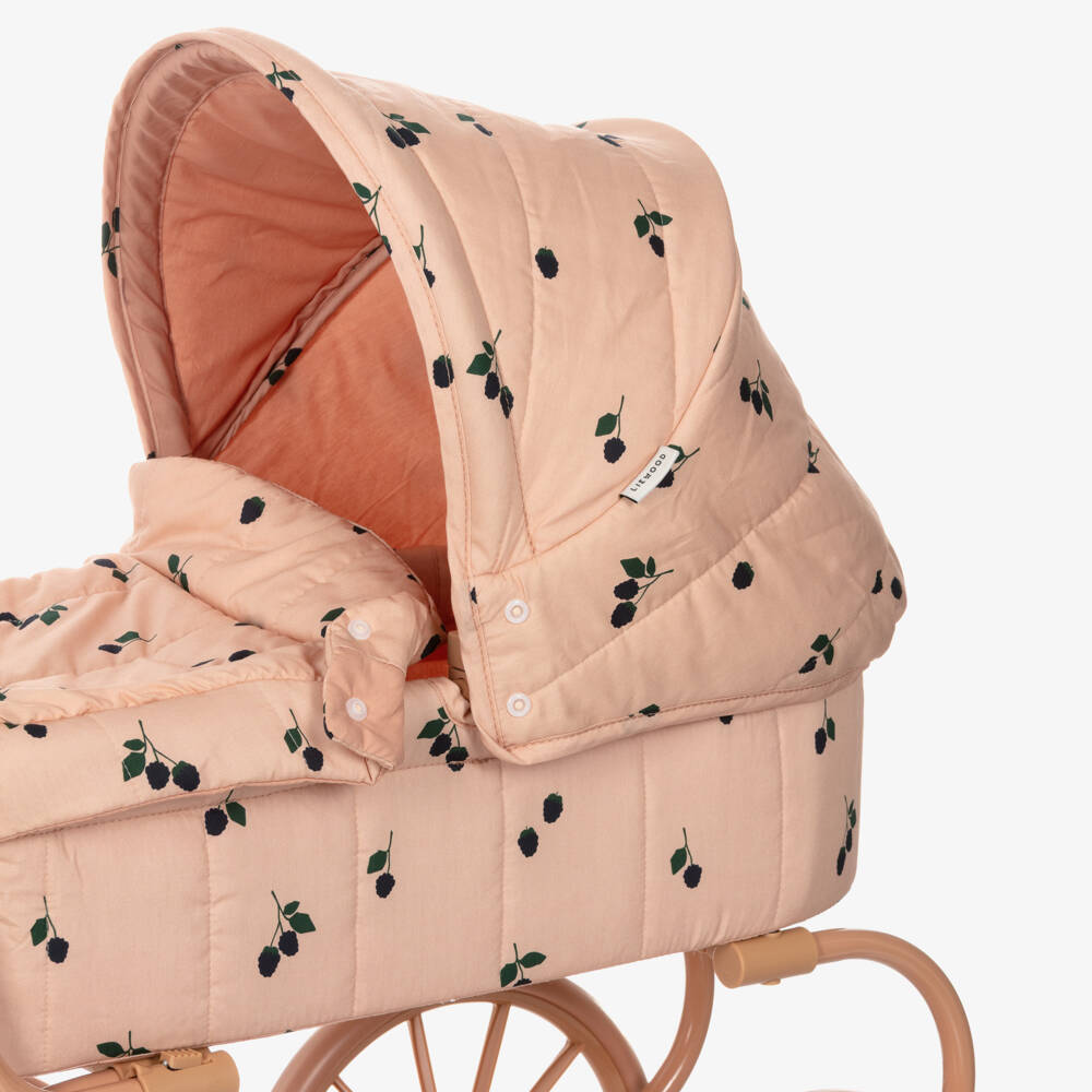Liewood-Girls Pink Adaline Doll Pram (74cm) | Childrensalon