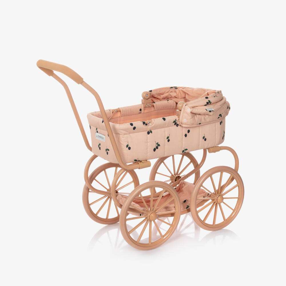 Liewood-Girls Pink Adaline Doll Pram (74cm) | Childrensalon