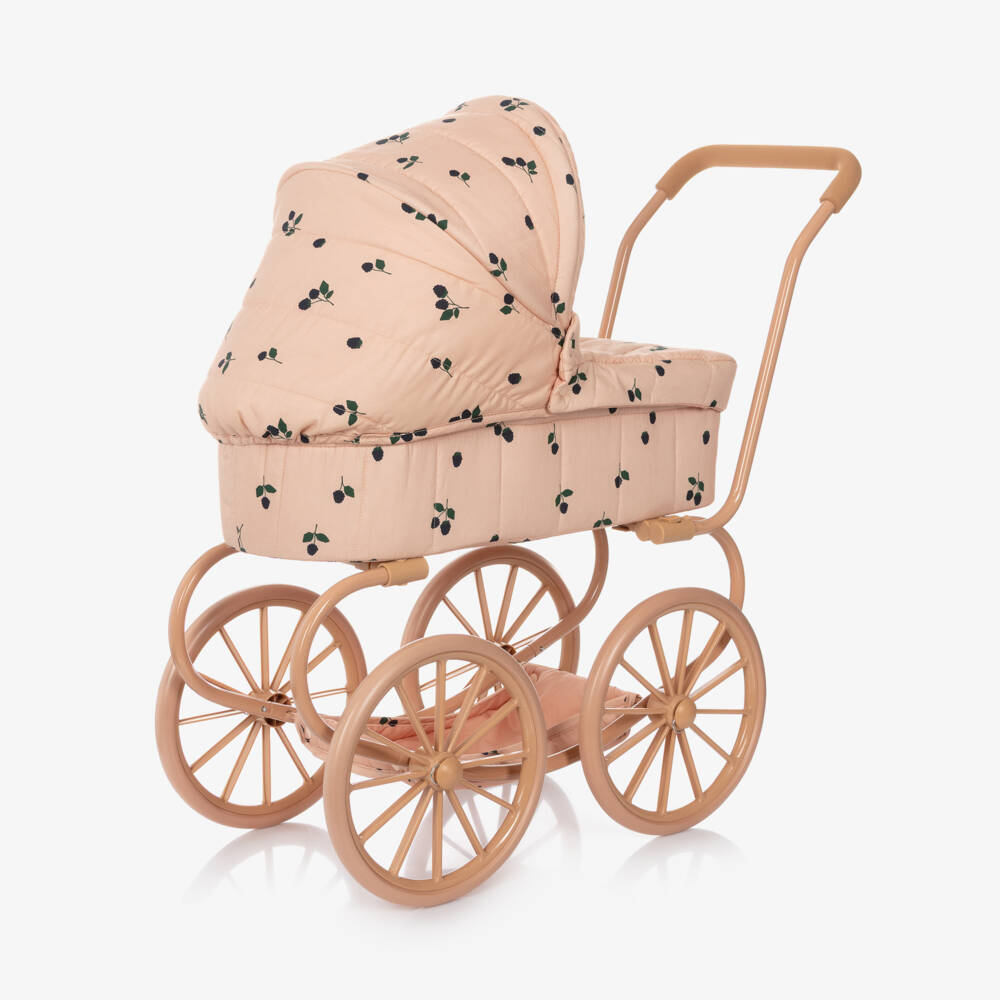 Liewood-Girls Pink Adaline Doll Pram (74cm) | Childrensalon