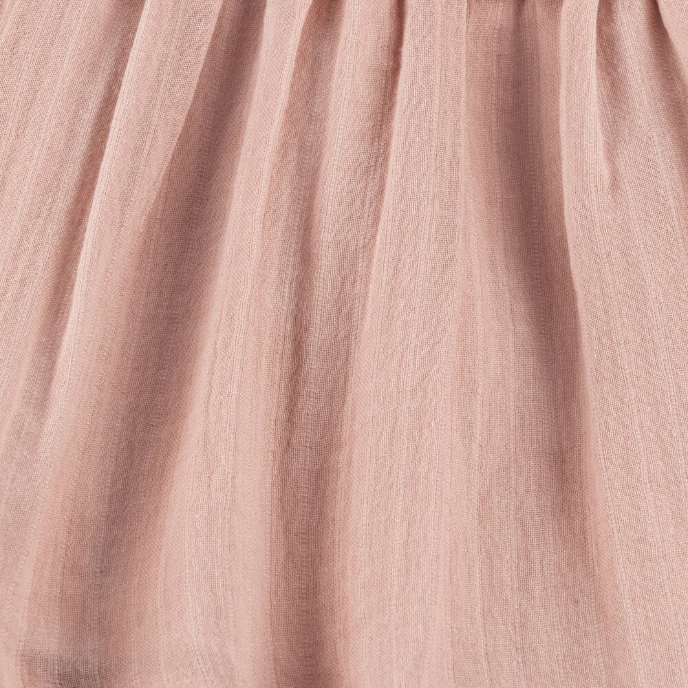 PAZ Rodríguez-Girls Ivory & Pink Cotton Dress | Childrensalon