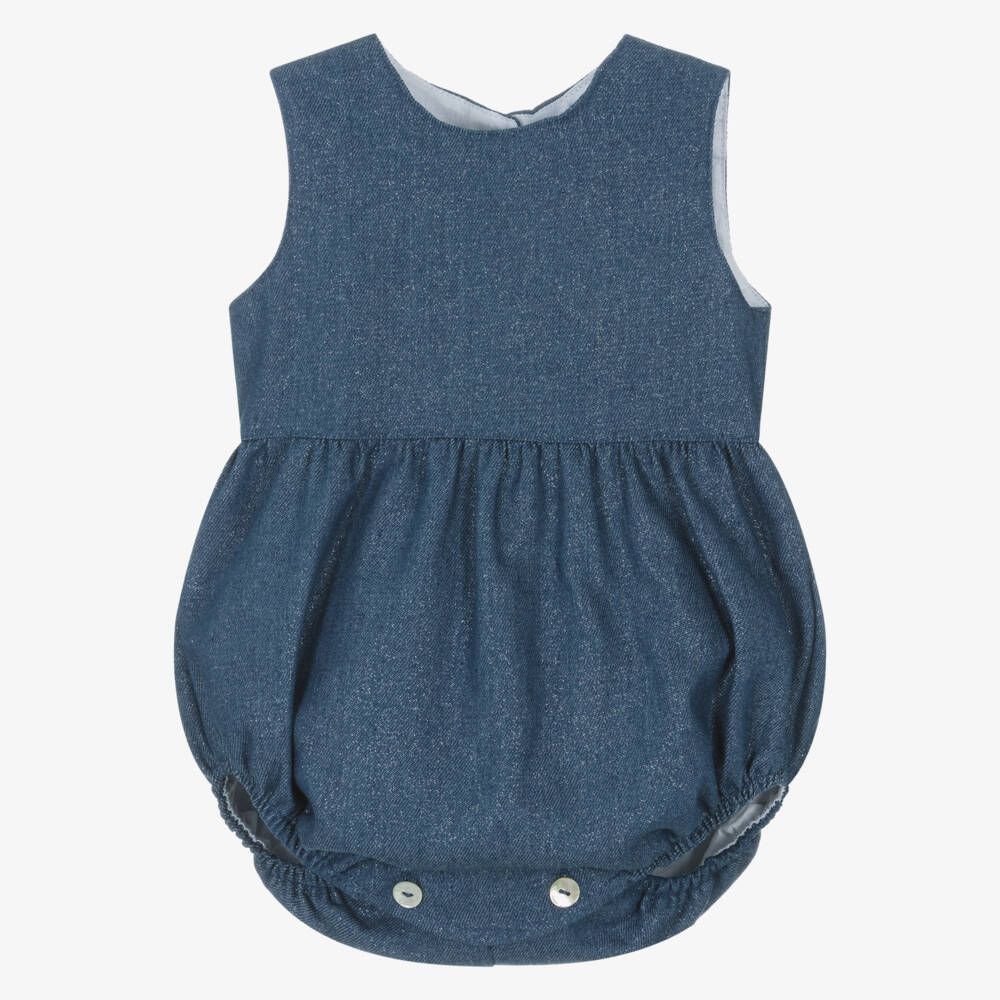Phi Clothing-Girls Blue Denim Shortie | Childrensalon