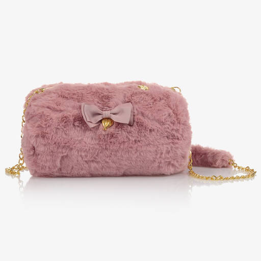 Angel's Face-Pink Hand Muff Bag (24cm) | Childrensalon
