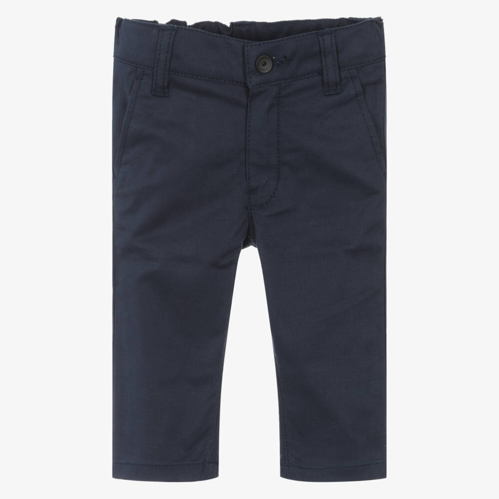 BOSS-Navy Trousers | Childrensalon