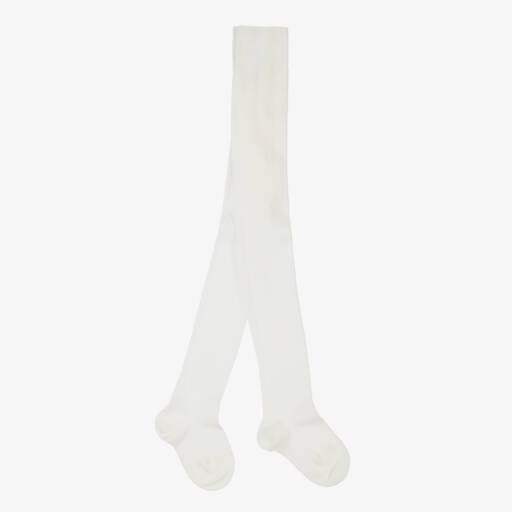 Falke-Ivory Sustainable Cotton Tights | Childrensalon