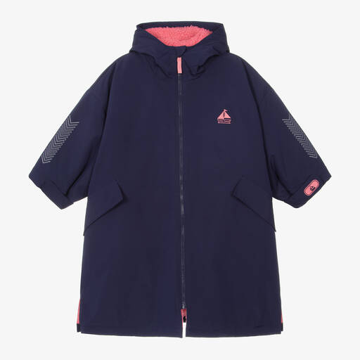 Mitty James-Girls Blue Water-Repellent Changing Coat | Childrensalon