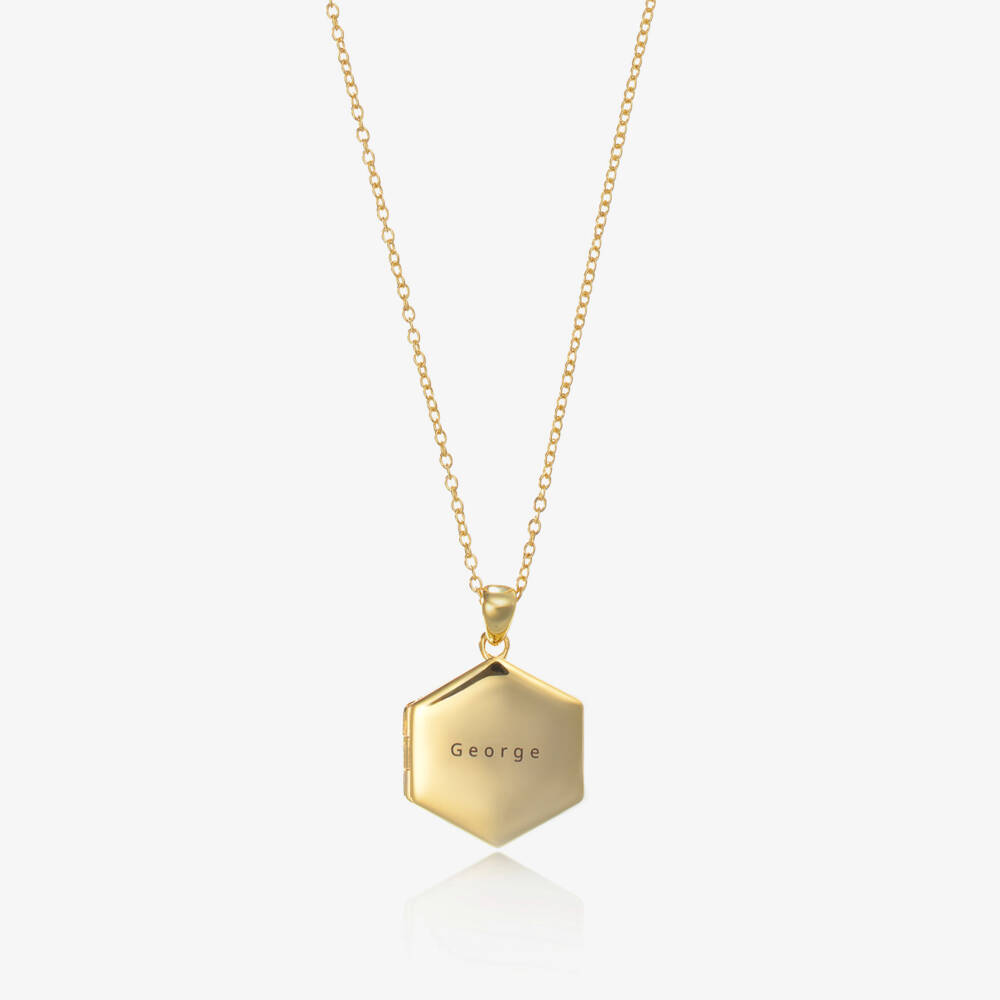 Treat Republic-Personalised Locket Necklace (45cm) | Childrensalon