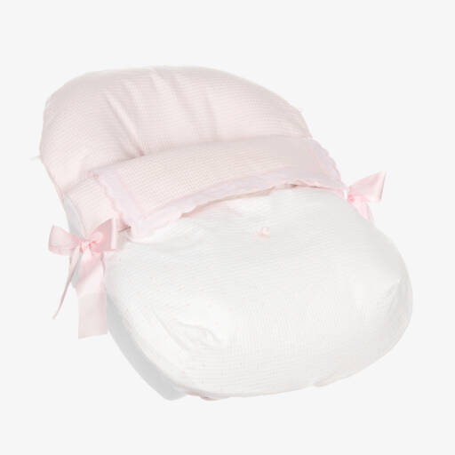 Uzturre-Pale Pink Car Seat Baby Nest (75cm) | Childrensalon